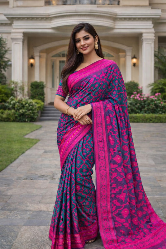 Jamdani cotton saree